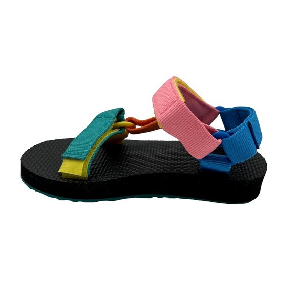 Teva Toddler Girl's Sport Sandals Size 9 Multicolor Lightweight Adjust Straps - Picture 5 of 16